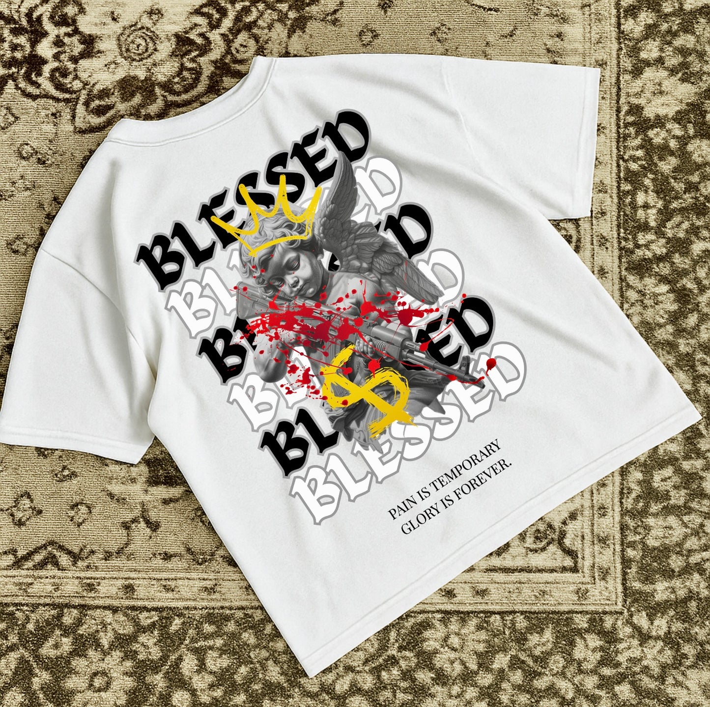 EMRSEJ "Blessed" Oversized T-Shirt