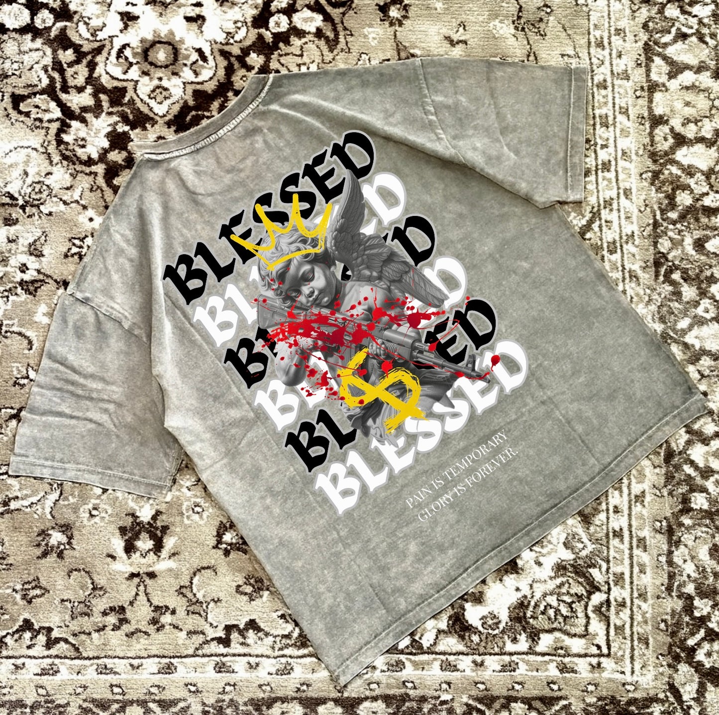 EMRSEJ "Blessed" Oversized T-Shirt