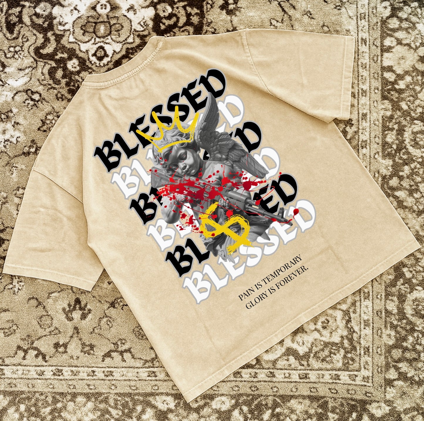 EMRSEJ "Blessed" Oversized T-Shirt